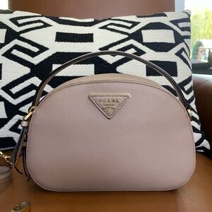 Prada Odette top handle Crossbody Bag